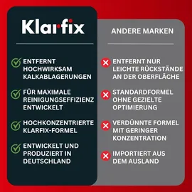 klarfix Universal-Entkalker mit Farbindikator 1 l