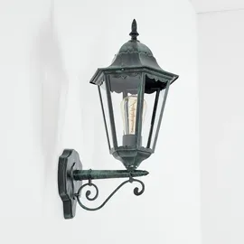 hofstein Wandleuchte (E27)  IP44 Schwarz/Grün