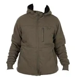 Fox International Collection Sherpa Reißverschlusspullover - Green / Black - L