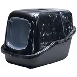 Savic Katzentoilette Nestor 56x39x39 cm Schwarz/Weiß