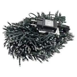 Mojawo System-Lichterkette LED 14 m Dunkelgrün Warmweiß