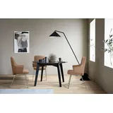 Stressless® Polsterstuhl Laurel, Low Back mit Armlehne, Größe L, mit Beinen aus Stahl in Chrom glänzend braun
