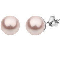 Nenalina Klassisch Synthetische Perle 925 Silber Ohrringe Damen