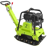 Zipper Rüttelplatte ZI-RPE160C inkl. Gummimatte und Fahrwerk