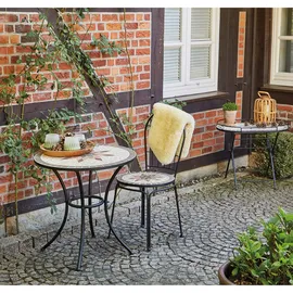 Siena Garden Stella Gartentisch 68 x 41 x 60 cm schwarz/bunt