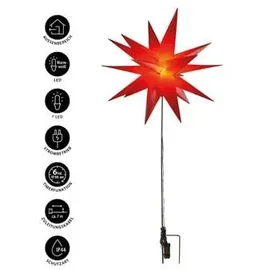 saico - hgd Kunststoff-Stern Ø55cm mit Bodenspieß