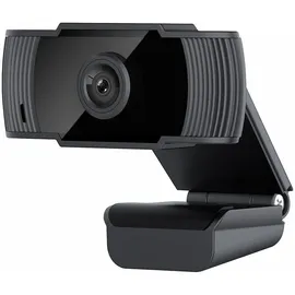 Somikon Full-HD-USB-Webcam Schwarz