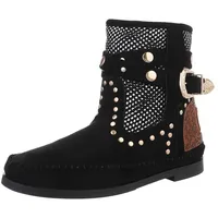 Ital-Design Stiefelette in Schwarz | Gr.: 38