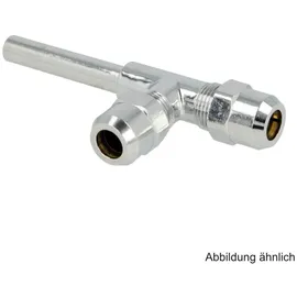 OEG T-Abzweigstück 3/8" Quetschverschraubung 10 mm, verchromt