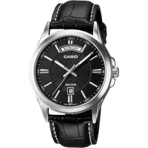 Casio Herren Uhr Casio MTP-1381L-1AVDF - Schwarz