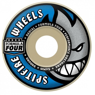 Spitfire Formula Four Radial Wheels 99a White/Blue 54mm