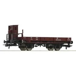 ROCO 76305 H0 Flachwagen mit Bremserhaus Gattung X, DR, Ep. III