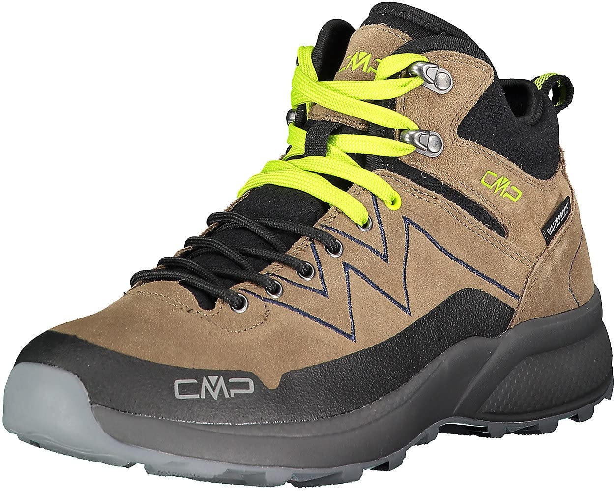 CMP Herren KALEEPSO MID Hiking Shoe WP, Castoro, 42 EU