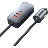 Baseus Share Together 2x USB 2x USB-C, 120W (grey)