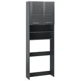 WELLTIME Avena Waschmaschinenumbauschrank 63 x 187 x 24 cm Grau
