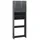 WELLTIME Avena Waschmaschinenumbauschrank 63 x 187 x 24 cm Grau
