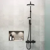 Hansa Micra Aufputz-Duschsystem mit Thermostat, 4435013033,