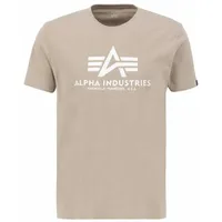 Alpha Industries Basic Kurzarm-t-shirt - Vintage Sand,