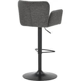 Set One by Musterring Barhocker Salinas Stoff Grau Anthrazit