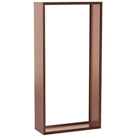 hiyard Kaminholzregal Holzlagersystem 99 x 199 cm Schwarz