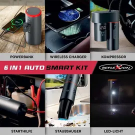 Reflexion Auto Starthilfe Powerbank 15000mAh Kompressor Staubsauger