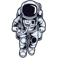 ROTH Bügelbild, gestickt, Astronaut