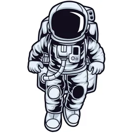 ROTH Bügelbild, gestickt, Astronaut