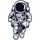 ROTH Bügelbild, gestickt, Astronaut