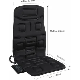 Naipo ASPRIA Massagesitzauflage Wärmefunktion Rücken Massagegerät Vibrations Massagesi