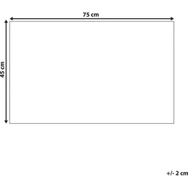 Beliani Tatalik 45 x 75 cm Grün/Beige