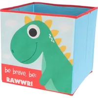 COFI Dino Box 31x31x31 cm Faltbare Aufbewahrungsbox für Kinder
