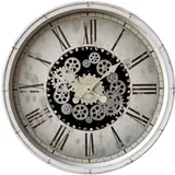 BHP Dekorative Vintage Wanduhr 76,00 76x8,50 weiß