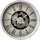 BHP Dekorative Vintage Wanduhr 76,00 76x8,50 weiß