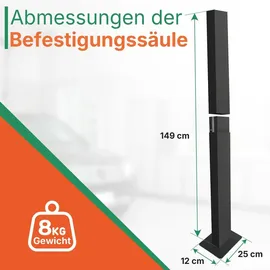 Tesla Wallbox Standfuß für Tesla Wall Connector Gen 3-LDY-POLE-TESLA-GEN3