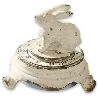 Mirabeau Tischuhr Eieruhr Terese antikweiß weiß