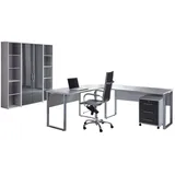 BMG-Möbel Büro Office Edition Set 3, Grau