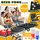 Kesser KESSER® Bier Pong Tisch Set mit Kartenspiel Trinkspiel inkl. 100 Becher (50 Rot & 50 Blau), 6 Bälle + Regelwerk Partyspiele Table Höhenverstellbar Klappbarer ohne oder mit LED