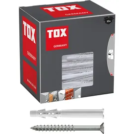 TOX Allzweck-Rahmendübel Tetrafix XL 8x80 mm + Schraube, 25 Stück, 021101101