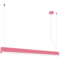 Pendelleuchte "Pendelleuchte FARGE Rosa LED 4000K", rosa, H: 150cm, Lampen, Lichter ausschalten, Riemenverstellung