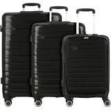 cocoono Madrid Koffer-Set 3-tlg. schwarz