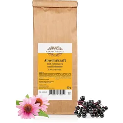 Abwehrkraft mit Echinacea und Holunder Kräutertee
