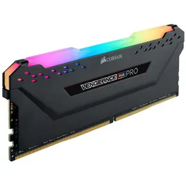 Corsair Vengeance RGB PRO schwarz DIMM 8GB, DDR4-3200, CL16-18-18-36 (CMW8GX4M1Z3200C16)