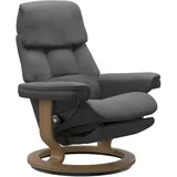 Stressless Ruby | Power Sessel M Batick Grau Eichefarben