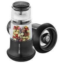 GEFU Pfeffermühle mit Salzstreuer X-PLOSION®, Schwarz