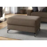 sit&more Stauraumhocker SIT & MORE "Scarlett", grau (taupe), B:102cm H:48cm T:67cm, Hocker, mit Stauraum