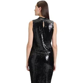 Vera Mont Pailletten-Top Schwarz XL