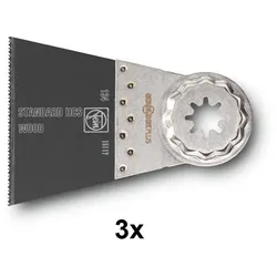 Fein Multimaster Multitalent 3er Pack E-Cut Standard Sägeblatt 65x50mm SLP