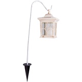 NÄVE Outdoor LED Solarlaterne 68 cm weiß 2er Set