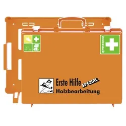 Verbandkasten SPEZIAL MT-CD Holzbearbeitung, orange - orange