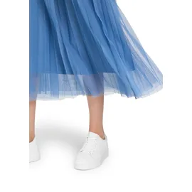 Betty & Co Midirock Damen Plissee Blau 34